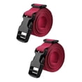 thumbnail image 3 of 2 piezas Carreras de carrito de golf correas de equipaje de nylon Práctico con la hebilla de liberación rápida Viajes de 39 pulgadas tiras de azotes Rojo, 3 of 8