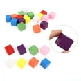 thumbnail image 3 of 2 Sets Colored Block Set Pine Wood Children Geometry Enlightenment Early Education Toy25Pcs Colored Block 25mm, 3 of 8