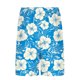 thumbnail image 4 of Ceisia Men's 2-in-1 Swim Trunks Blue Hibiscus Floral Print Quick-Dry Beach Shorts with Compression Liner Gifts, 4 of 6