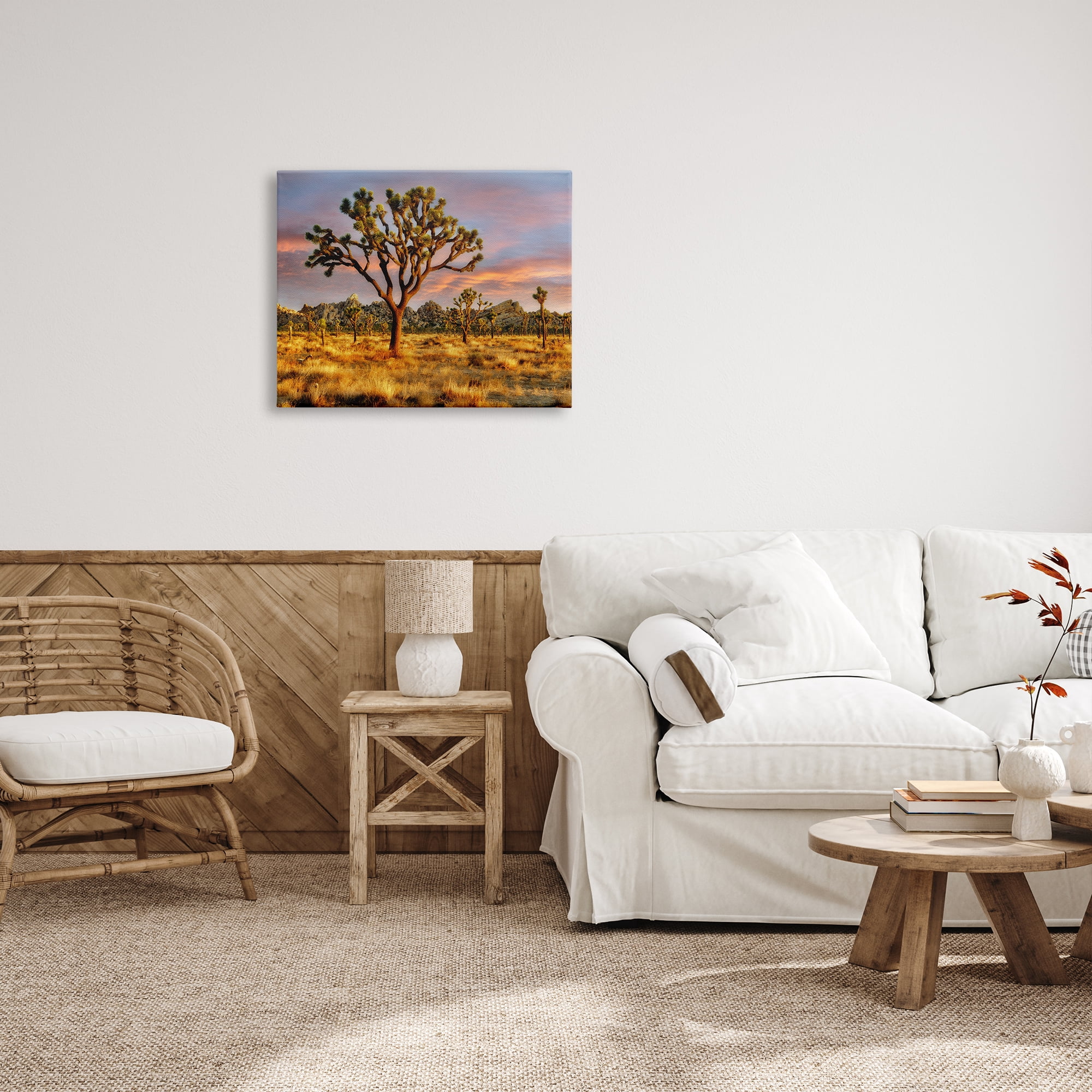 Stupell Industries Savanna Trees Photography Nature Photography Gallery Wrapped Canvas Print Wall Art, 30 x 24