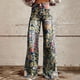 thumbnail image 1 of WILLBEST Pantalones Mujer Pantalones Vaqueros de Pierna Ancha para Mujer, de Cintura Alta, Estilo Años 90, Con Estampado Floral, Informales, Cómodos y Elásticos, a La Moda. 1066 XXXXXL, 1 of 7