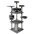 thumbnail image 1 of Confote 74in Multi-Level Cat Trees with Sisal-Covered Scratching Posts, Plush Perches and Condo for Kittens, Cats and Pets, 1 of 10
