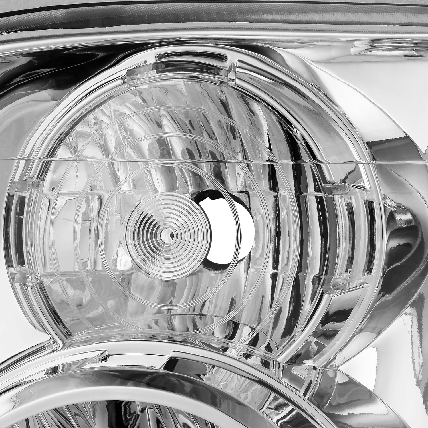 AKKON - For GMC Yukon XL Hybrid OE Replacement Chrome Bezel Headlights Driver/Passenger Head Lamps Pair