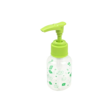 Flower Perfume Bottle - Unique Bargains Green Flower Pattern Cosmetic Makeup Spray Bottle Perfume Container 65ml