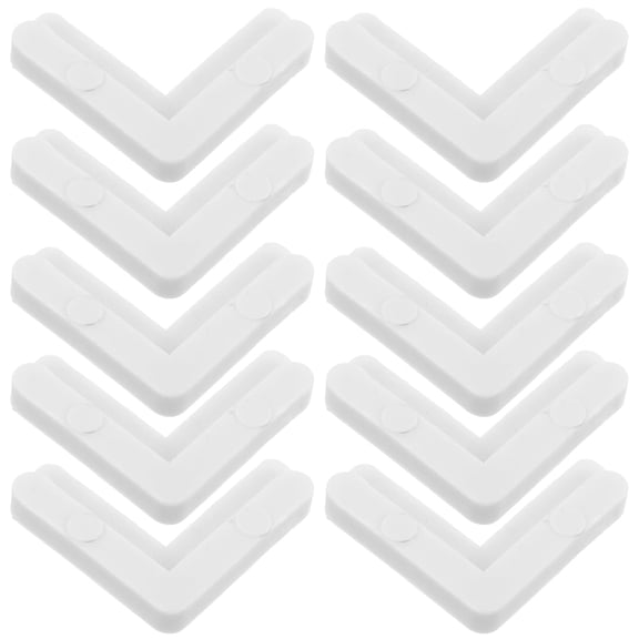 Liho 10Pcs Corner Braces for Window Screen Frames Internal Angle Brackets Fasteners for Window Repair Kit Brackets for Screen Door and Frame Support A605