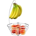 thumbnail image 1 of Hds Trading FB41046 Fruit Basket With Banana Tree Chrome, 1 of 4