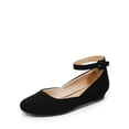 thumbnail image 1 of Chatines DREAM PAIRS Revona Negro en Nubuck para Mujer, 1 of 6