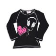 thumbnail image 3 of Purple Orchid - Little Girls' Long Sleeve Top 29595-6X (Black), 3 of 3