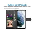 thumbnail image 2 of Galaxy S22+ 6.6" Case, Galaxy S22+ 6.6" Wallet Case, Galaxy S22+ 6.6" Leather Case, Tekcoo PU Leather Folio Flip Cover Magnetic Closure TPU Shockproof Protective Case Kickstand Strap -Black, 2 of 11