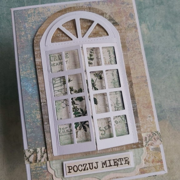 Window Metal Die Cuts for Card Making, Window Cutting Dies for DIY Scrapbooking Album Decorative Die Cuts Embossing Stencil Card Craft