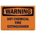 thumbnail image 1 of SignMission OS-WS-A-1218-L-12083 12 x 18 Po Panneau d'Avertissement OSHA - Extincteur Chimique Sec, 1 of 1