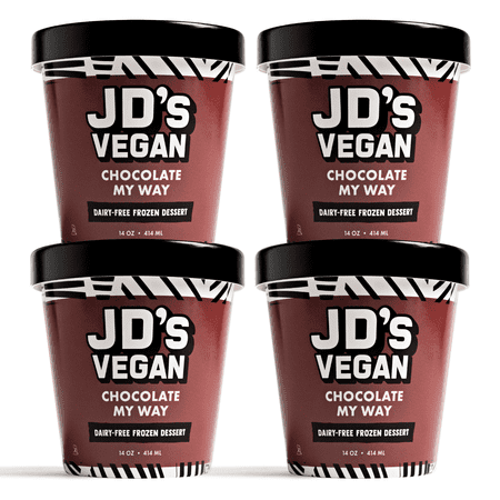 JD s Vegan Chocolate My Way Ice Cream  1 Pint  4 Count