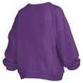 thumbnail image 3 of Women's Pressbox  Purple Clemson Tigers Janise Fleece Sweatshirt, 3 of 3