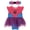 Pink Blue Spider Man, variant on Spider-Verse Baby Girls' Cosplay Tutu Bodysuit and Headband Set Purple Ghost
