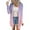 Pink1, variant on Women's Mid-Length Gradient Color Cardigan, Open Front Button Down Knit Sweater, Lightweight Longline Cover Up, Casual Duster Coat, Tunic Length Layering Piece Pink XXL