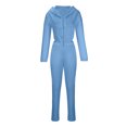 thumbnail image 6 of Lindreshi 2 Piece Sweat Suits for Women Fashion Women V-Neck Casual Solid Color Long Sleeve Sweatshirt+ Pant Set, 6 of 7