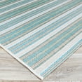 thumbnail image 4 of Couristan Monaco Marbella Indoor / Outdoor Area Rug, Blue Mist-Ivory, 7'6" x 10'9", 4 of 7