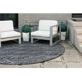 thumbnail image 6 of Unique Loom Hudson Sabrina Soto™ Outdoor Modern Geometric Area Rug or Runner, 6 of 8