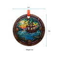 thumbnail image 5 of Pirate Ship: Ornament Style Wall or Window Hanging, 2025, Holiday Decoration, Seasonal Keepsake Gift, Unique Collectible, Window Hanging, Home Decor 2025, Holiday Decoration,, 5 of 5