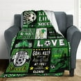 thumbnail image 4 of LHSHID Basketball Baseball Blanket Flannel Soft and Comfortable Anti static Bed Sofa Blanket 30x40in, 4 of 6