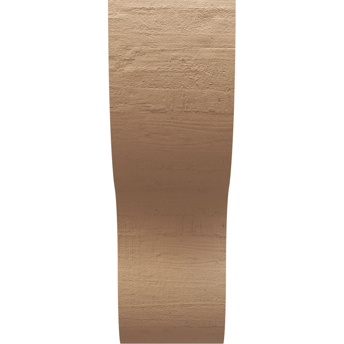 9"W x 18"D x 27"H Classic Greensboro Rough Cedar Woodgrain TimberThane Corbel, Primed Tan