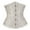 19# Light Gray, variant on DENGDENG Women's Lace Up Boned Underbust Waist Corset Black 4XL