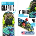 thumbnail image 4 of Beginner Skateboard for Kids and Teens – 31" Maple Deck – ABEC-5 Bearings – Easy to Ride – Madd Gear LTR, 4 of 11