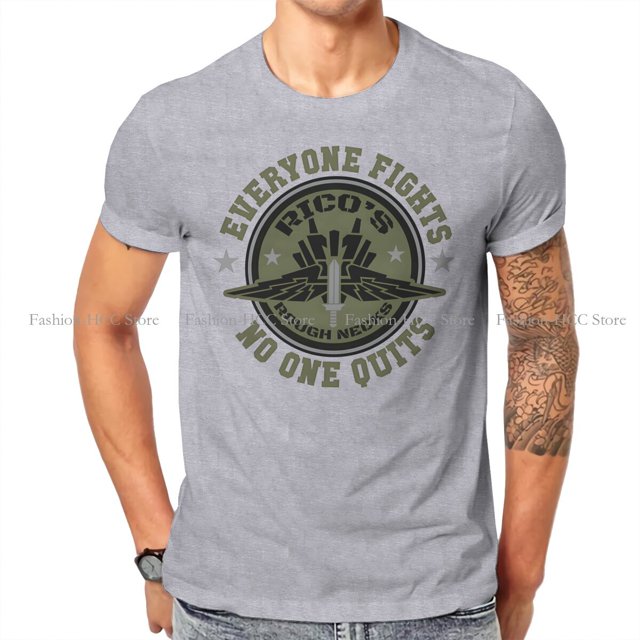 Starship Troopers 100% Cotton TShirts Mobile Infantry Ricos Roughnecks Distinctive Homme T Shirt Funny Size S-6XL Xinyi