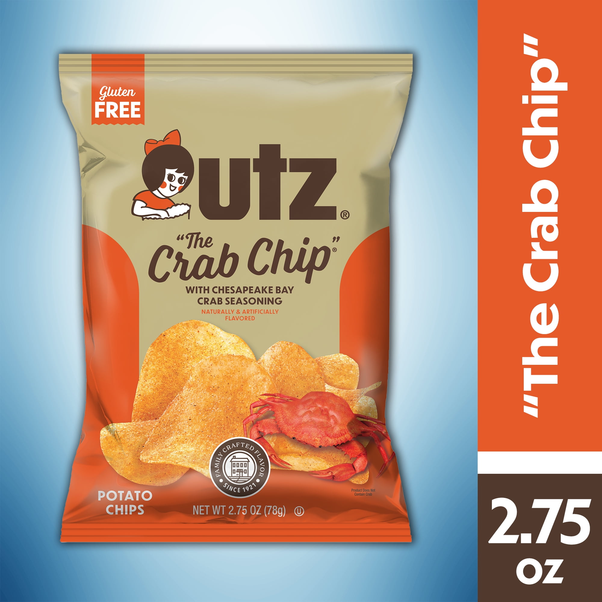 2.75 oz Utz 'The Crab Chip' Potato Chips