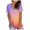 Purple, variant on UHUYA Womens Tops Mothers Day Gifts Fashion Summer V-Neck Short Sleeve Print Casual T-shirt Purple XXL US:12
