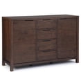 thumbnail image 1 of Allora Wood 54" Contemporary Sideboard Buffet in Warm Walnut Brown, 1 of 9