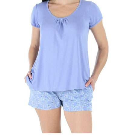 

bSoft Women s Short Sleeve Top and Shorts Pajama Set