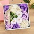 thumbnail image 2 of Moocorvic Mothers Day Gifts Artificial Flowers Rose Bouquet Butterfly Orchid Silk,Gifts for Mom,Dad Gifts,Valentines Day Decorations Clearance, 2 of 4