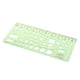 thumbnail image 2 of Paquete de 2 piezas funciones y regla de plantilla de construcción Herramientas de dibujo de dibujo de plástico Regla Plantillas geométricas Gloria Plantillas Dibujo Ruler, 2 of 9