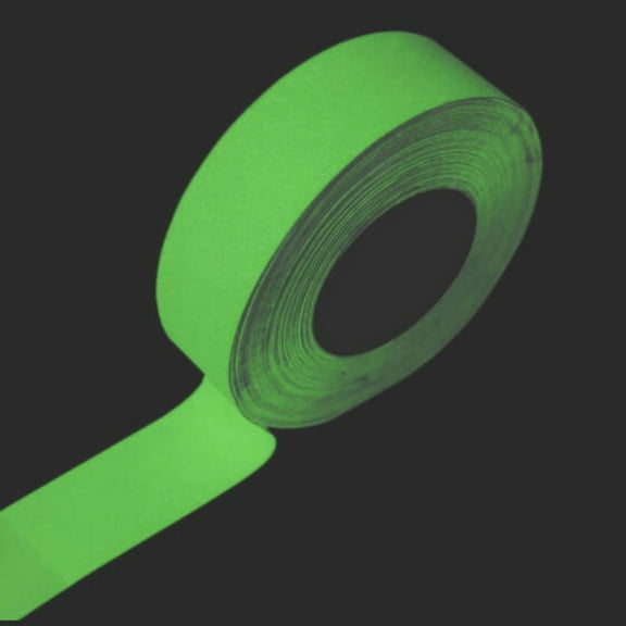 FindTape Glow in the Dark Marking Tape (GLW-SLD): 2 in. x 33 ft. (Luminescent Lime Green)