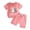 A01-ZBB Pink, variant on Xyant Toddler Baby Boy Girl Easter Outfit Bunny Embroidery Short Sleeve Shirt and Shorts Sets Summer Clothes (Beige,2-3 Years)