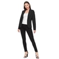 thumbnail image 4 of Women's Casual Long Sleeves Office Workwear Solid Blazer Jacket S-3XL, 4 of 5