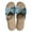 Blue, variant on Utoimkio Wedge Sandals for Women Wide Width Womens Mens Color Slippers Super Soft Breathable-Slip Bedroom Home Slippers