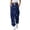 Navy, variant on Spring Fall Essentials Casual Clothing Woman Print Loose Casual Comfortable Sports Pants Summer Casual Pants for Women
