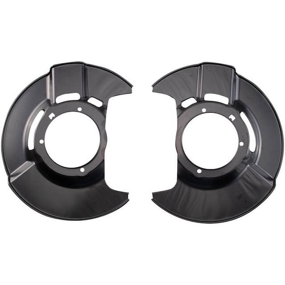 Front Brake Dust Shield 2 Piece - Compatible with 2003 - 2008 Honda Pilot 2004 2005 2006 2007