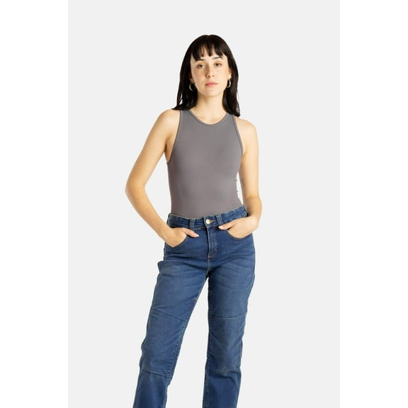 No Limbits Adaptive Women's Charcoal Sensory Compression Tank