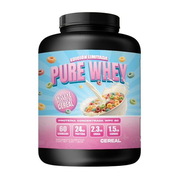 Pure Whey Proteína Sabor Cereal 4 lb Smile Labz