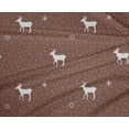 thumbnail image 5 of oneOone Polyester Spandex Dark Rose Brown Fabric Christmas Dress Material Fabric Print Fabric By The Yard 56 Inch Wide, 5 of 6