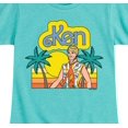thumbnail image 3 of Barbie - Cali Sunset Ken - Girls Fitted Short Sleeve Graphic T-Shirt, 3 of 5
