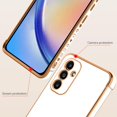 thumbnail image 2 of for Samsung Galaxy A34 5G Case Love Heart Plating Electroplate Luxury Elegant Case Camera Protector Soft TPU Shockproof Protective Corner Back Cover Galaxy A34 5G Case -White, 2 of 10