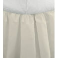 thumbnail image 4 of Fresh Ideas FRE30114IVOR04 Bed Skirt Ruffled Poplin  Ivory - King, 4 of 4