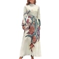 thumbnail image 1 of Vestido largo floral vestidos africanos para mujer vestido de fiesta noche, 1 of 4