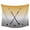 Yellow, variant on Navy Blue Ombre Large Tapestry for Bedroom Wall Hanging Tapestry, Black Hockey Sticks Minimalist Style Ceiling Backdrop Tapestries Poster Blanket Wall Decor for Teens Room Living Room Dorm 100" x 59"