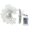 thumbnail image 1 of Heaveant LED String Lights, 5m 50LED RGB+WW Remote Control Ball Light Waterproof Decorative Lamp for Outdoor Christmas Wedding Lighting Decoration, 1 of 8