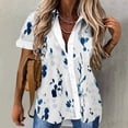 thumbnail image 1 of Cardigans à Manches Longues pour Femmes Légers Mode Femme Blouse Décontractée à Imprimé T-Shirt à Manches Courtes Hauts d'Été à Boutons en Liquidation, 1 of 8